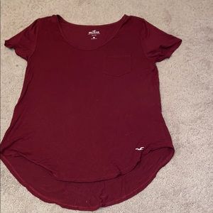 Hollister Maroon shirt